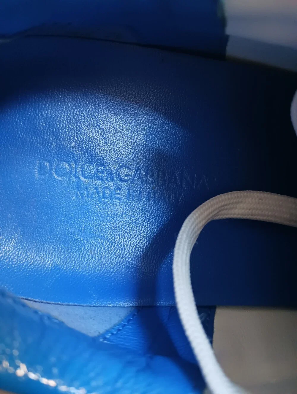 Dolce & Gabbana Portofino Two -Tone Sneakers Size 6